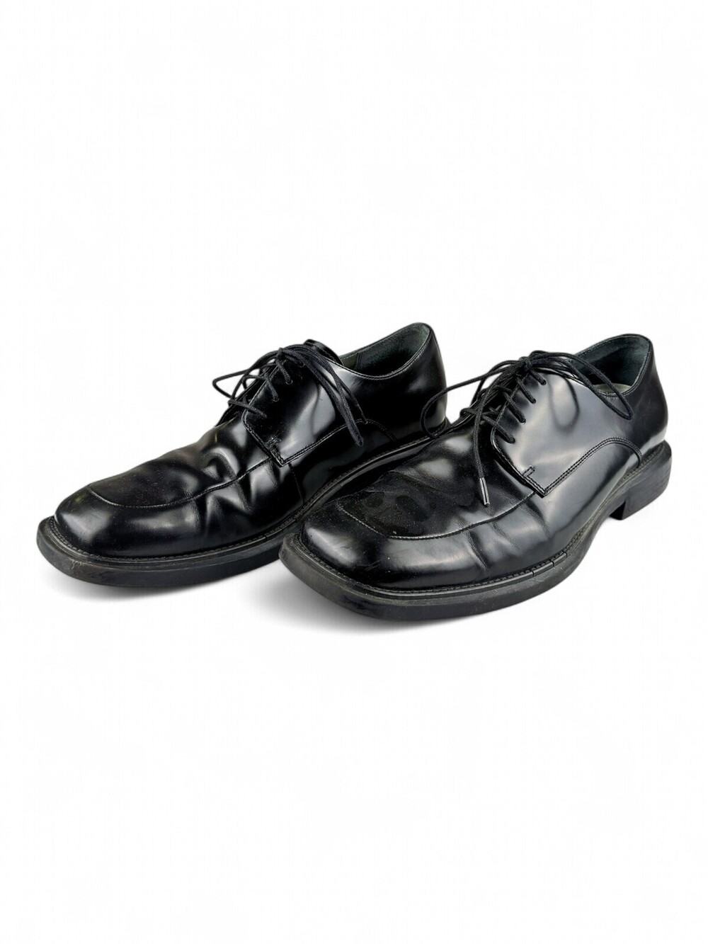 Kenneth Cole Reaction Men's Black Leather Derby Oxfords Size 10.5